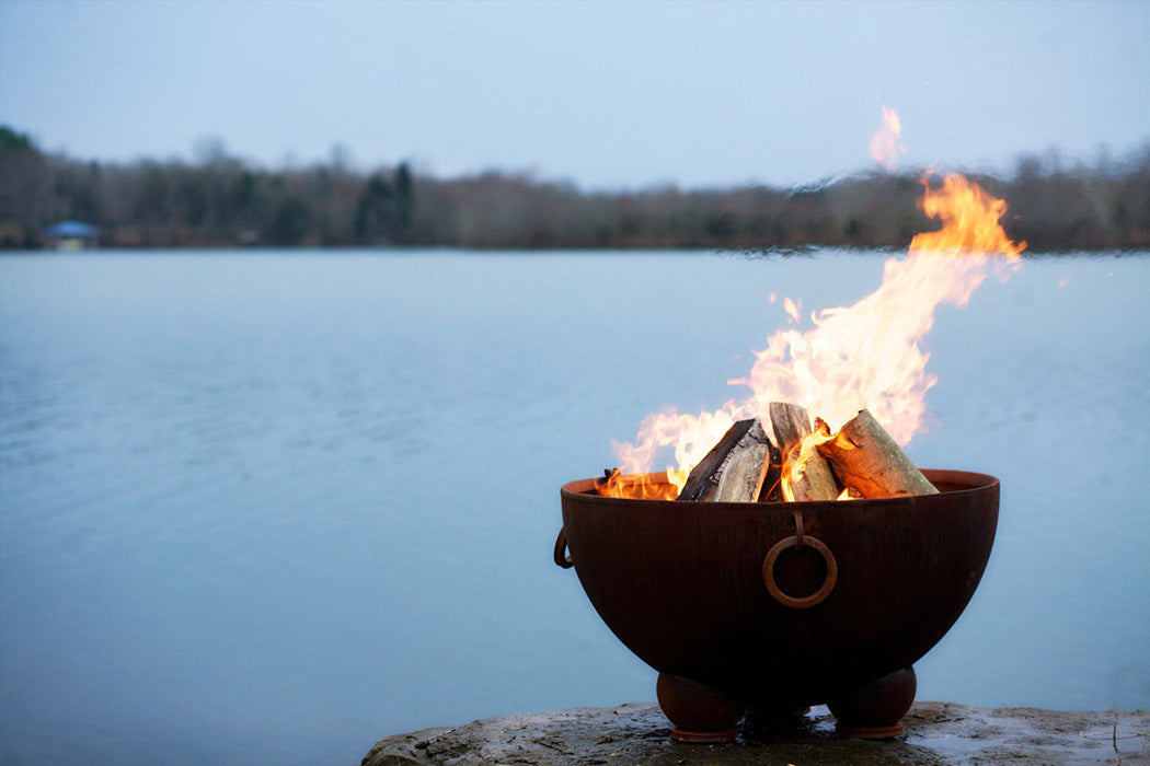 Fire Pit Art Nepal Wood Burning Fire Pit