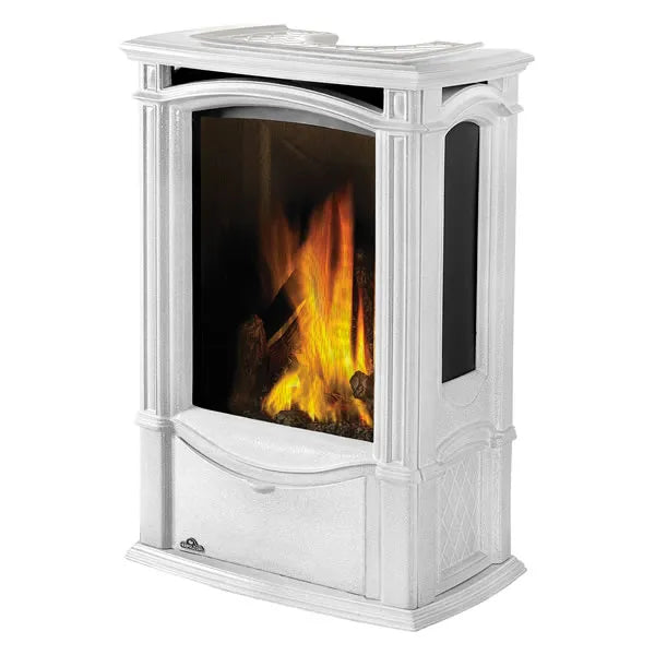 Napoleon Castlemore™ White Direct Vent Gas Stove, Millivolt Ignition