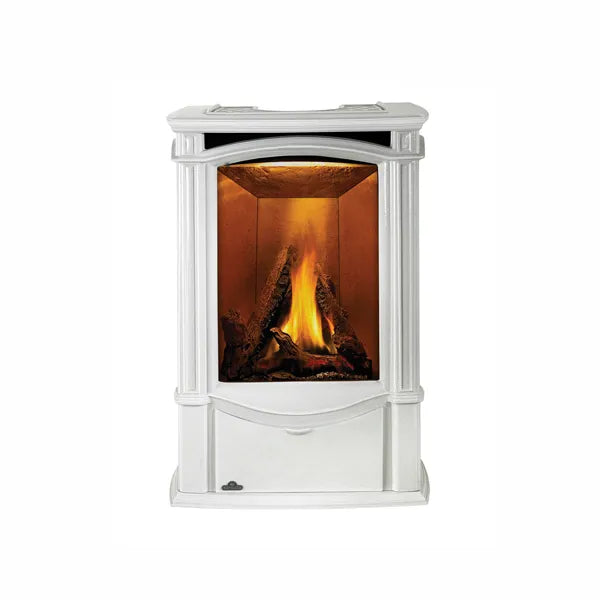 Napoleon Castlemore™ White Direct Vent Gas Stove, Millivolt Ignition