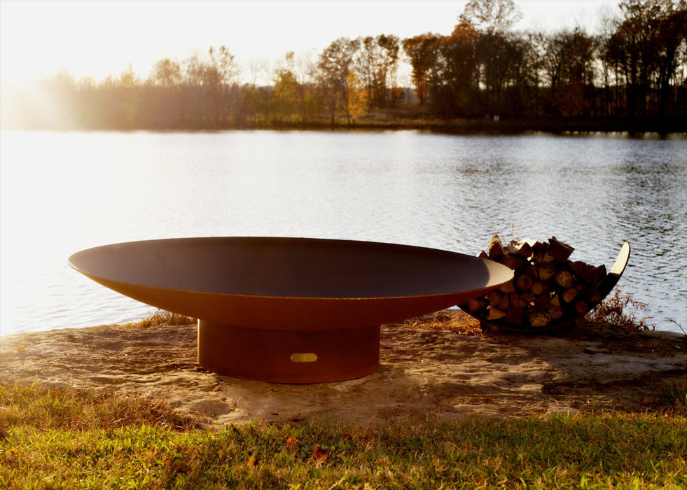 Fire Pit Art Asia 72" Wood Burning Fire Pit