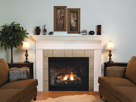 White Mountain Hearth Empire 37" Keystone Deluxe B-Vent Fireplace (Natural Gas)