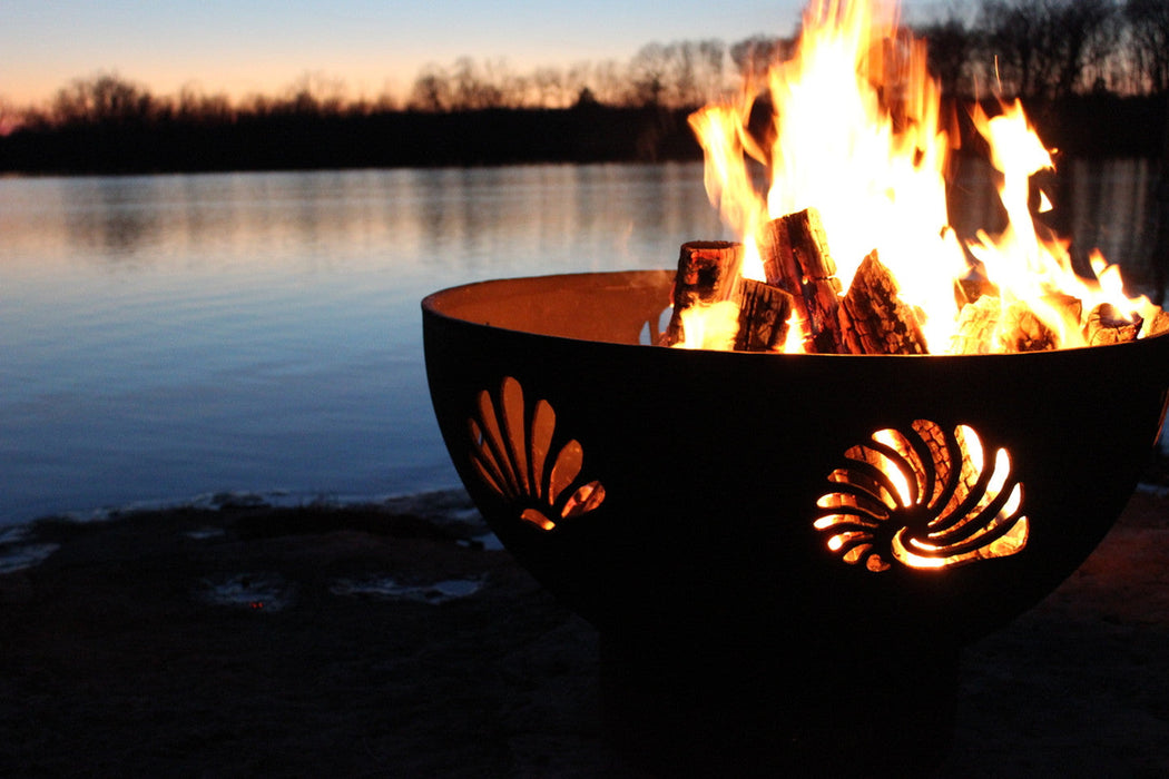 Fire Pit Art Beachcomber Wood Burning Fire Pit