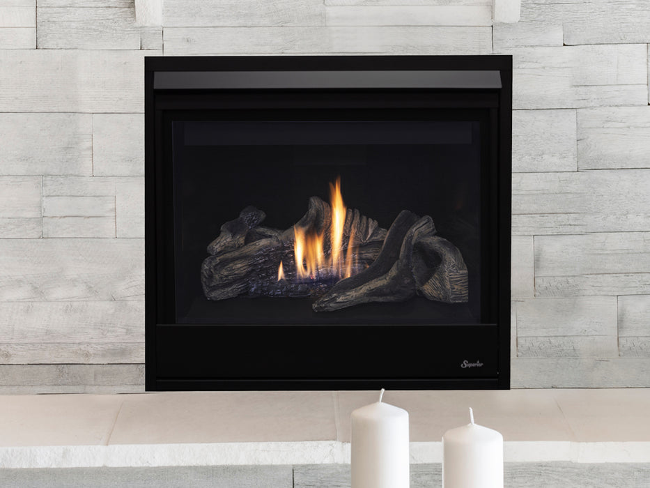 Superior Fireplace DRC3000 Direct Vent Gas Fireplace | Contemporary | Front-View