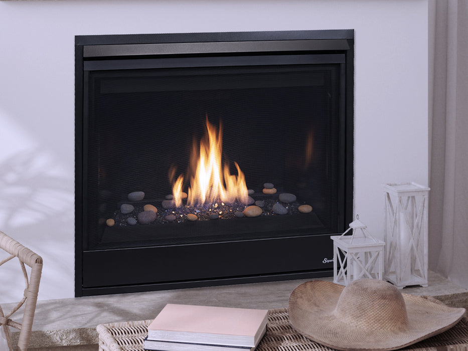 Superior Fireplace DRC3000 Direct Vent Gas Fireplace | Contemporary | Front-View