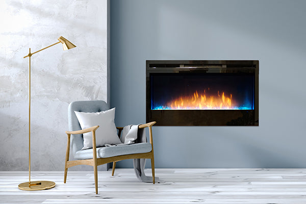 White Mountain Hearth Empire Comfort Systems EBL50 Nexfire Contemporary 50" Wall-Mount Linear Electric Firebox