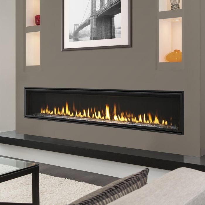 Majestic Echelon II 72" Direct Vent Linear Fireplace With IntelliFire Touch Ignition System