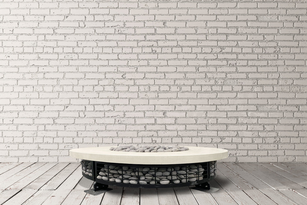 Prism Hardscapes Fuego 54" Round Concrete Fire Pit Table