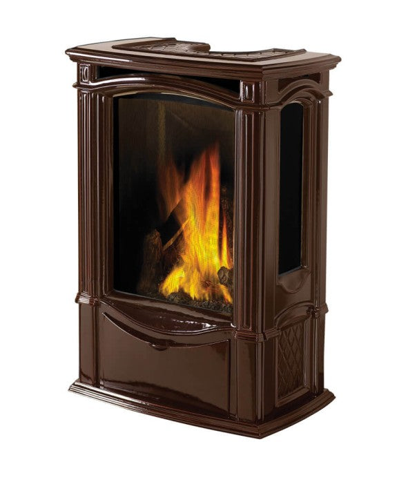 Napoleon Castlemore™ Brown Direct Vent Gas Stove, Millivolt Ignition