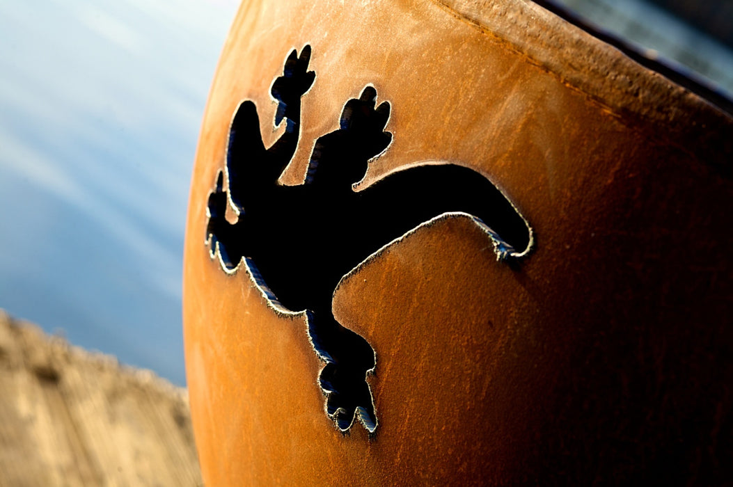 Fire Pit Art Kokopelli Gas Fire Pit