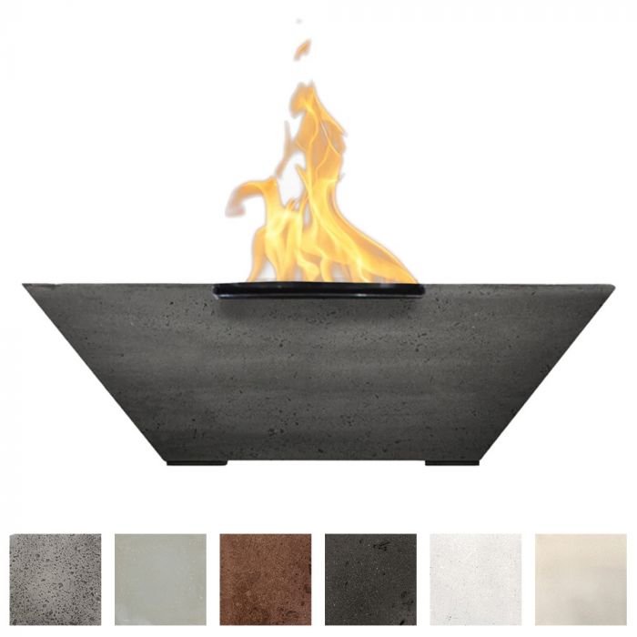 Prism Hardscapes Lombard 29" Match Light Concrete Gas Fire Bowl