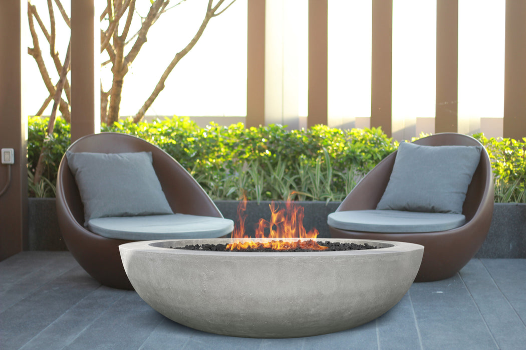 Prism Hardscapes Moderno 70 Concrete Gas Fire Pit Bowl