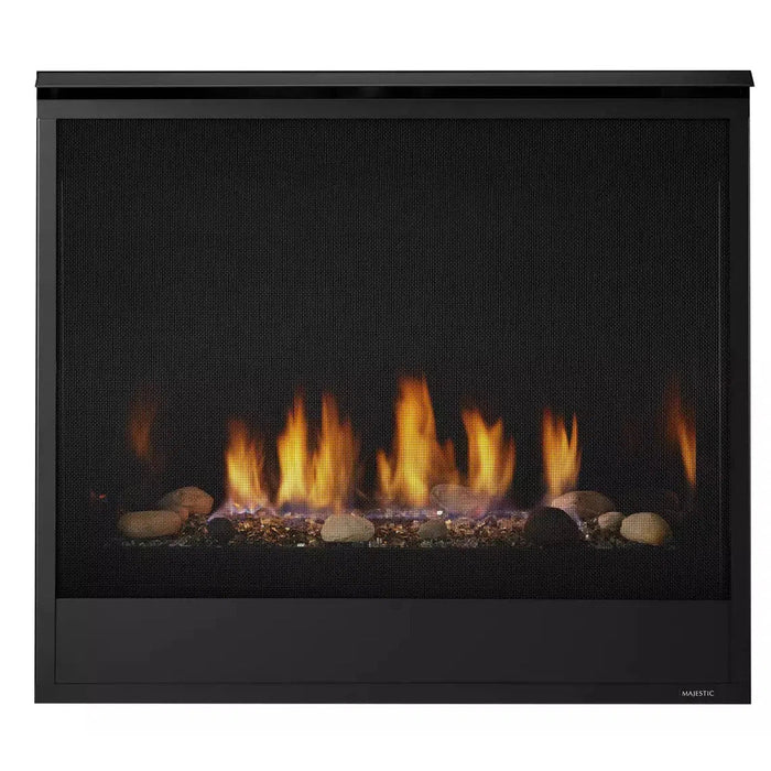 Majestic Quartz 36" Top/Rear Direct Vent Gas Fireplace With IntelliFire Touch Ignition