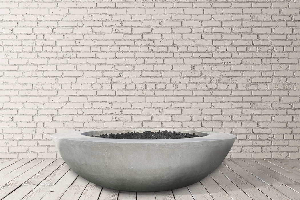 Prism Hardscapes Moderno 70 Concrete Gas Fire Pit Bowl