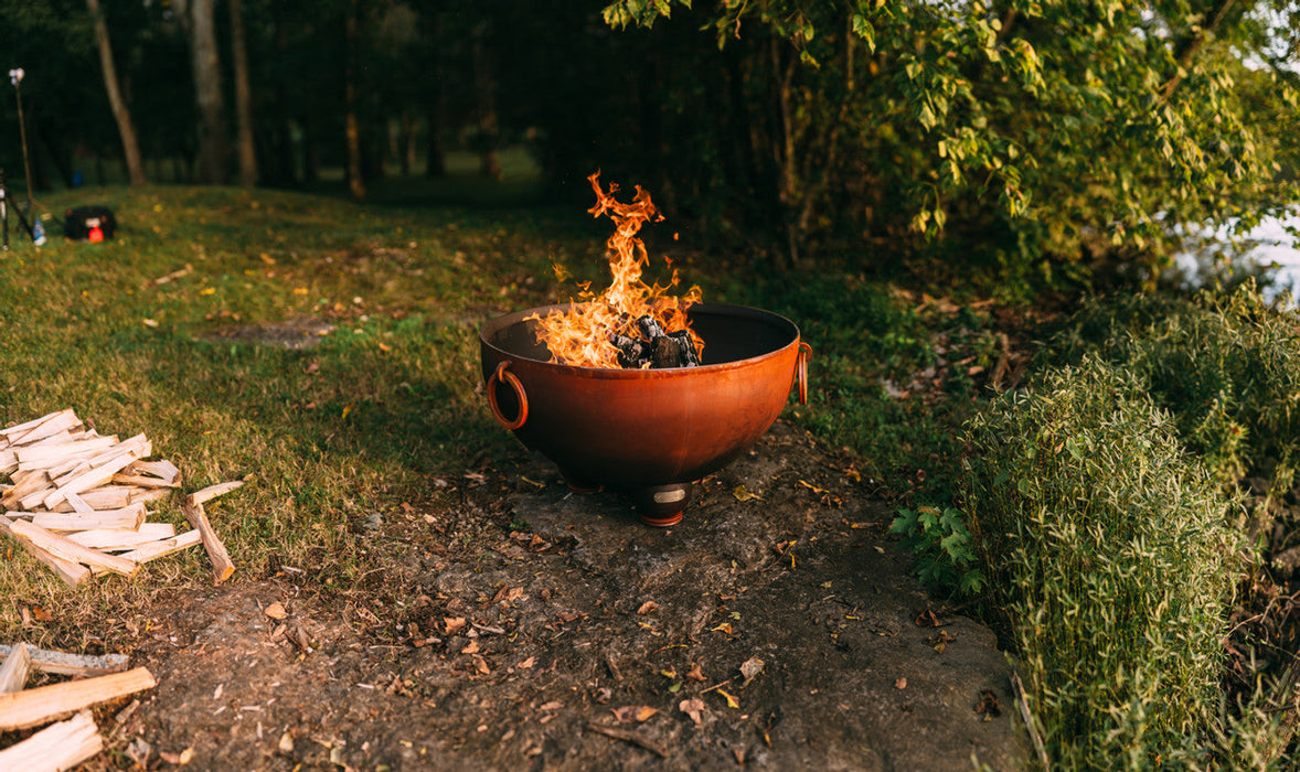 Fire Pit Art Nepal Wood Burning Fire Pit