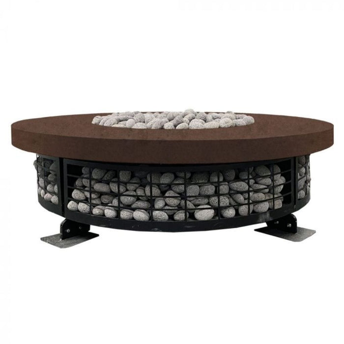 Prism Hardscapes Fuego 54" Round Concrete Fire Pit Table