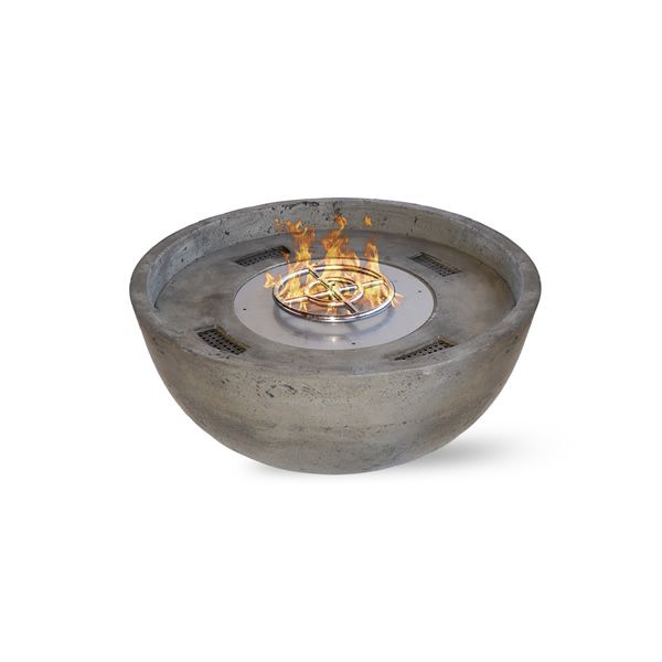 Prism Hardscapes Moderno 1 39" Concrete Gas Fire Pit Bowl