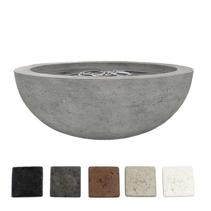 Prism Hardscapes Moderno 4 48" Concrete Gas Fire Pit Bowl