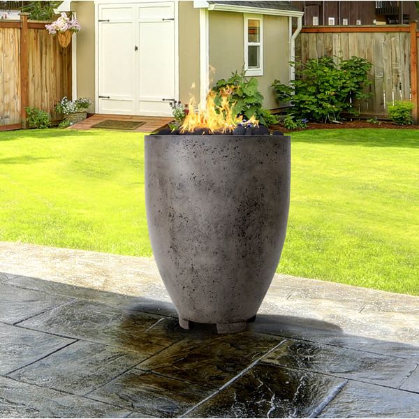 Prism Hardscapes Pentola 1 24"Concrete Gas Fire Pit Bowl