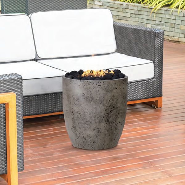 Prism Hardscapes Pentola 2 24"Concrete Gas Fire Pit Bowl