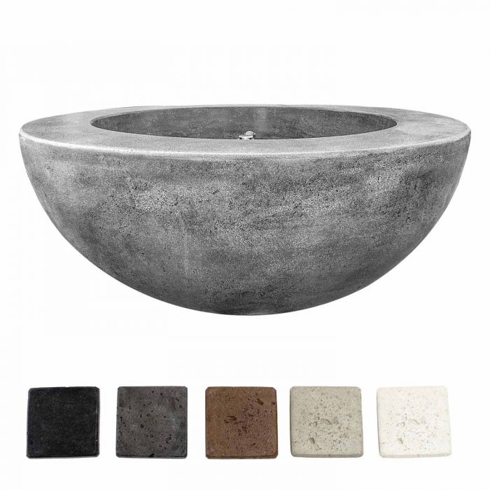 Prism Hardscapes Moderno 5 36" Concrete Gas Fire Pit Bowl