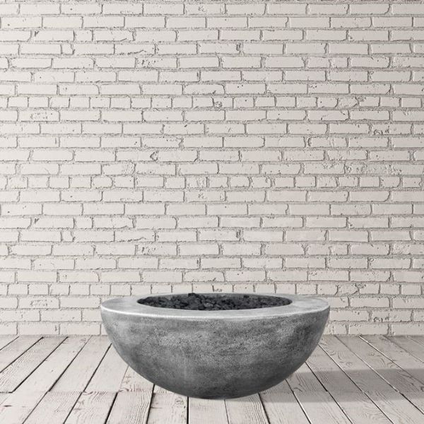 Prism Hardscapes Moderno 5 36" Concrete Gas Fire Pit Bowl