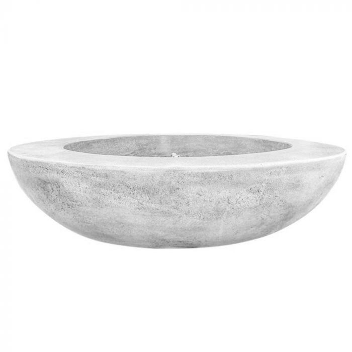 Prism Hardscapes Moderno 70 Concrete Gas Fire Pit Bowl