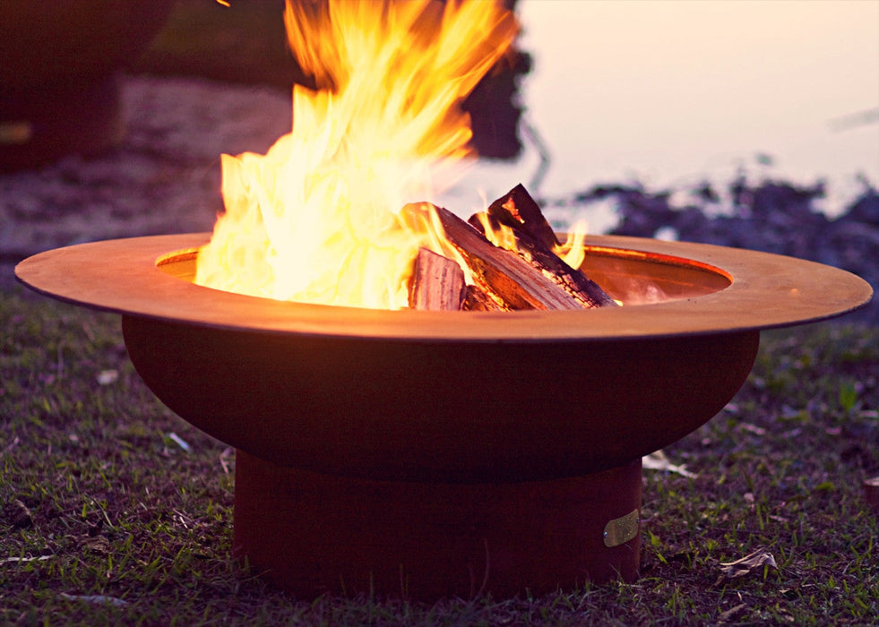 Fire Pit Art Saturn Wood Burning Fire Pit