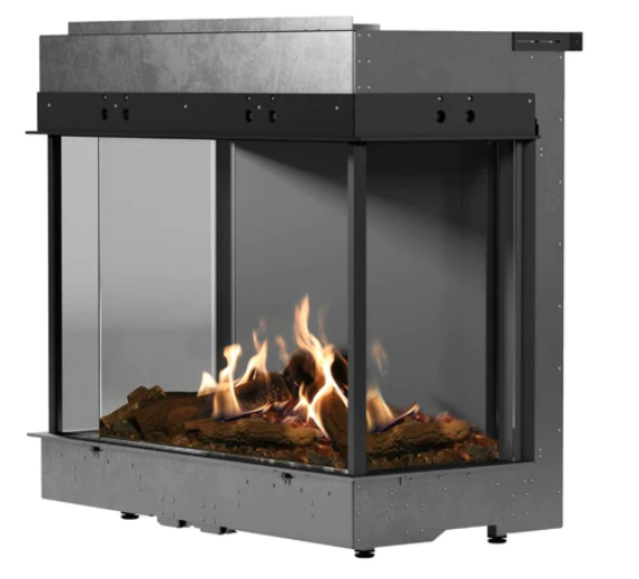 Faber MatriX 3326 Series Three-sided Bay Built-in Gas Fireplace