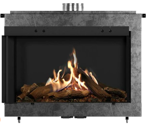 Faber MatriX 4326 Series Two-sided Left-facing Built-in Gas Fireplace