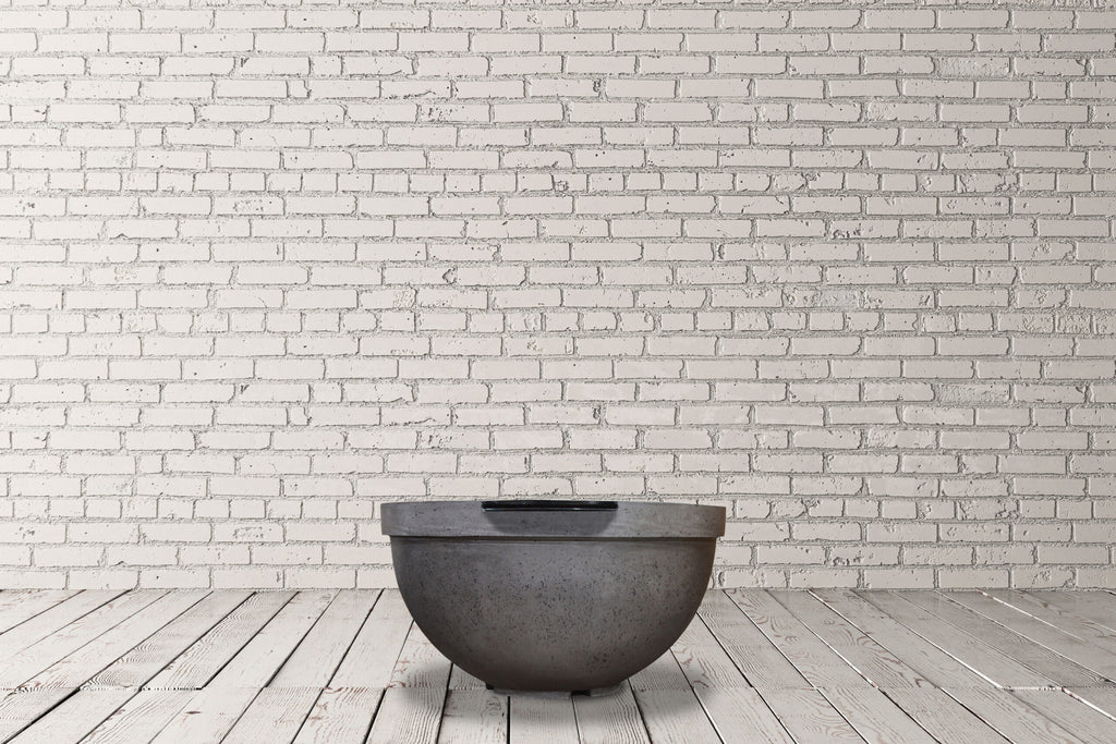 Prism Hardscapes Sorrento 33" Concrete Fire Bowl With PH Igniter