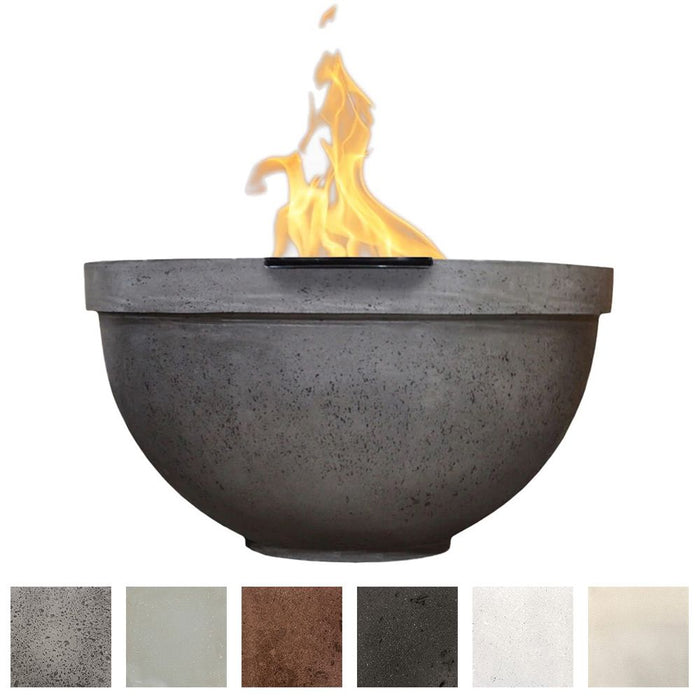 Prism Hardscapes Sorrento 33" Concrete Fire Bowl With PH Igniter