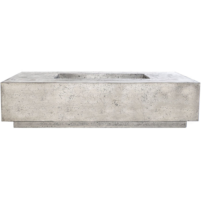 Prism Hardscapes Tavola 4 66" Concrete Gas Fire Pit Table