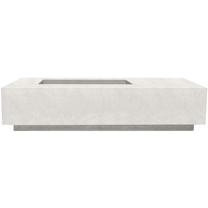 Prism Hardscapes Tavola 5 80" Concrete Gas Fire Pit Table