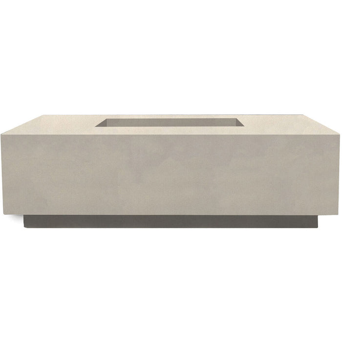 Prism Hardscapes Tavola 7 60" Concrete Gas Fire Pit Table