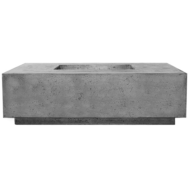 Prism Hardscapes Tavola 7 60" Concrete Gas Fire Pit Table