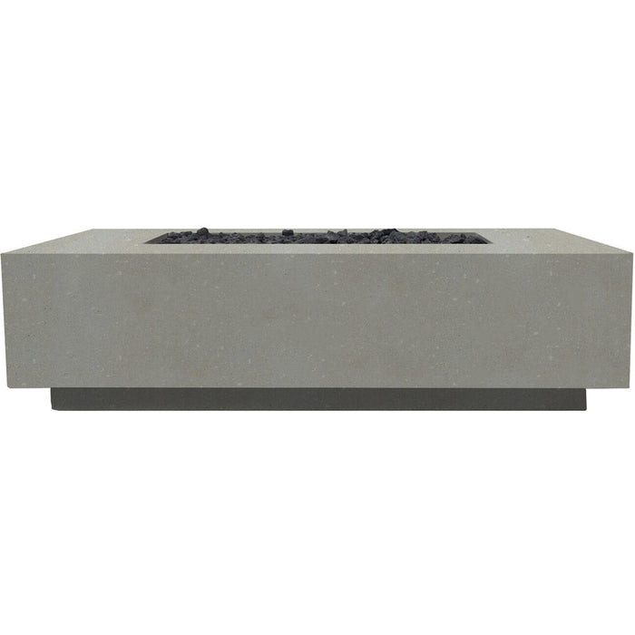 Prism Hardscapes Tavola 8 60" Concrete Gas Fire Pit Table