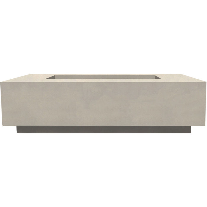 Prism Hardscapes Tavola 8 60" Concrete Gas Fire Pit Table