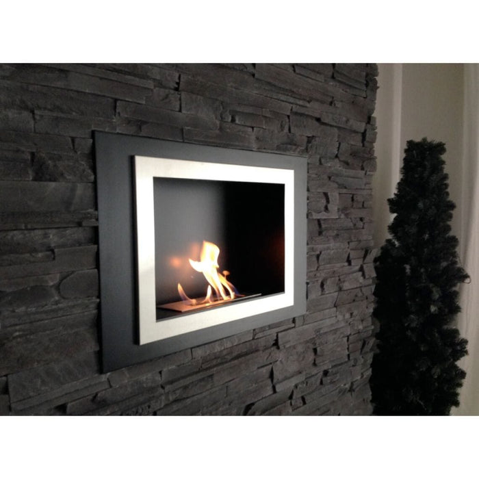 The Bio Flame Fiorenzo 33" Built-in/Wall Mounted Ethanol Fireplace