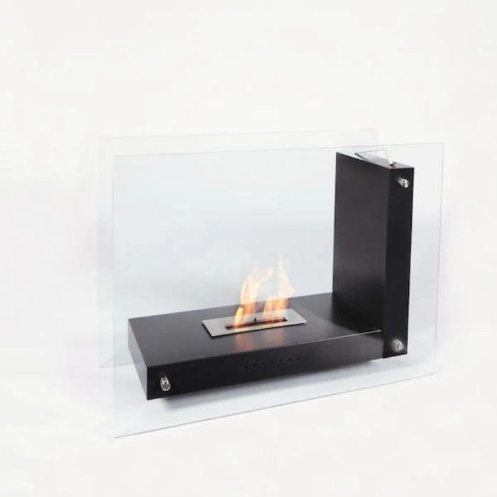 The Bio Flame Allure 47" Freestanding See-Through Ethanol Fireplace