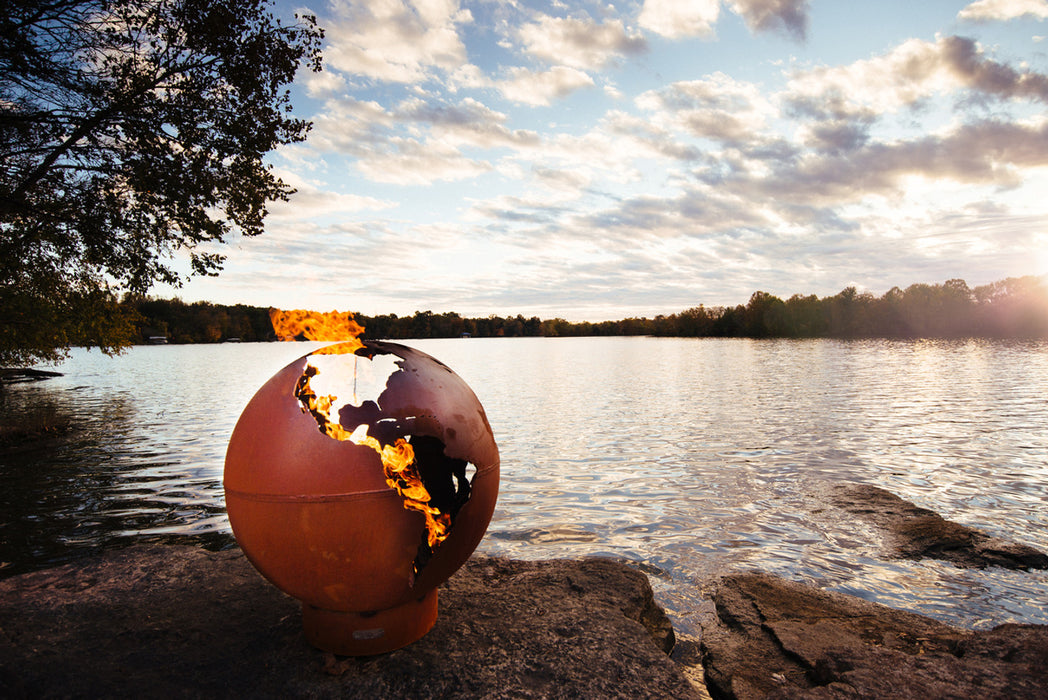 Fire Pit Art Third Rock Gas Fire Pit