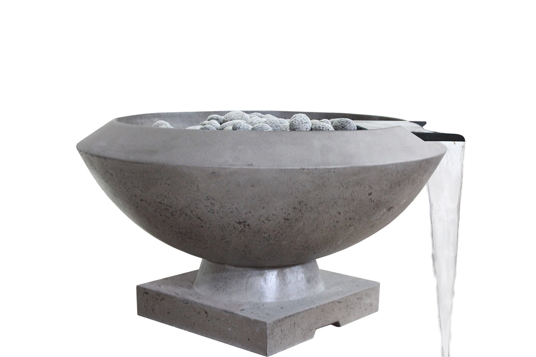 Prism Hardscapes Toscano 33" Concrete Fire & Water Bowl With PH Igniter