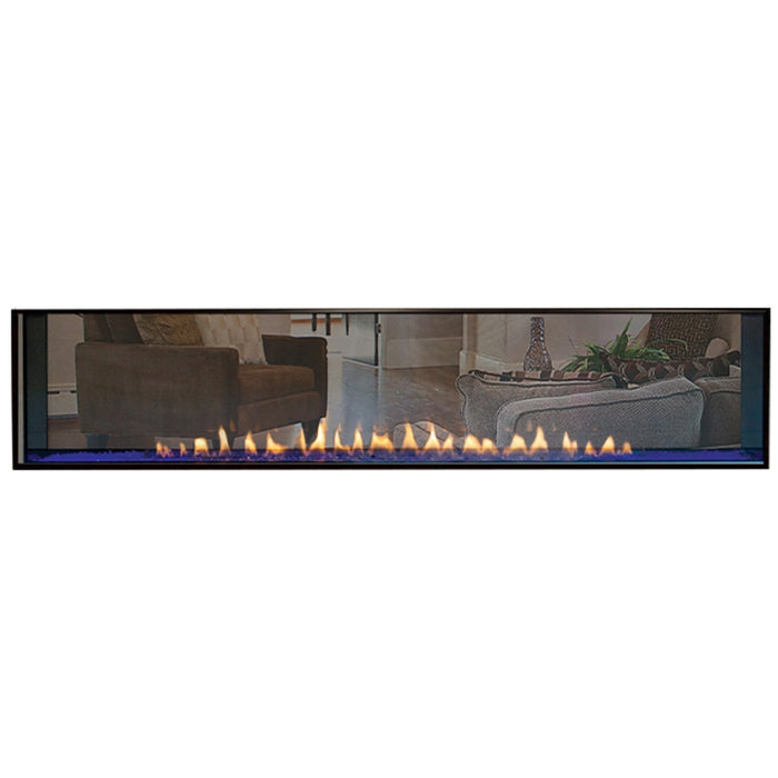 Empire Boulevard 60'' Contemporary See-Through Vent Free Gas Fireplace