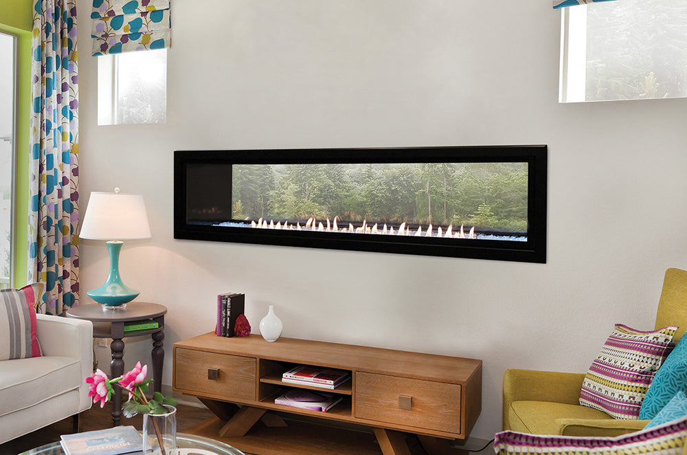 Empire Boulevard 60'' Contemporary See-Through Vent Free Gas Fireplace