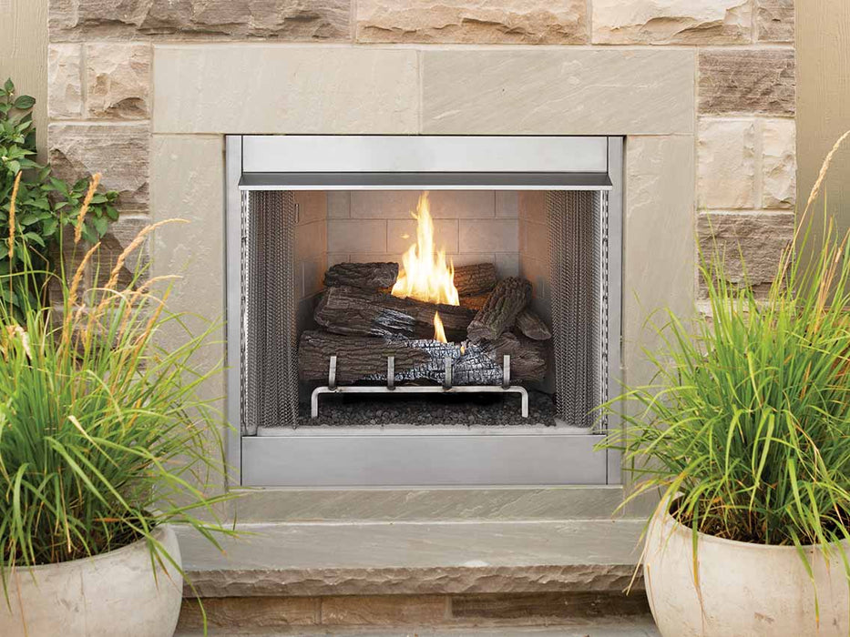 Superior Fireplace VRE4200 Vent-Free Gas Fireplace | Firebox Only | Front-View