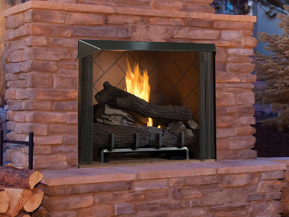 Superior Fireplace VRE6000 Vent-Free Gas Fireplace | Firebox Only | Front-View