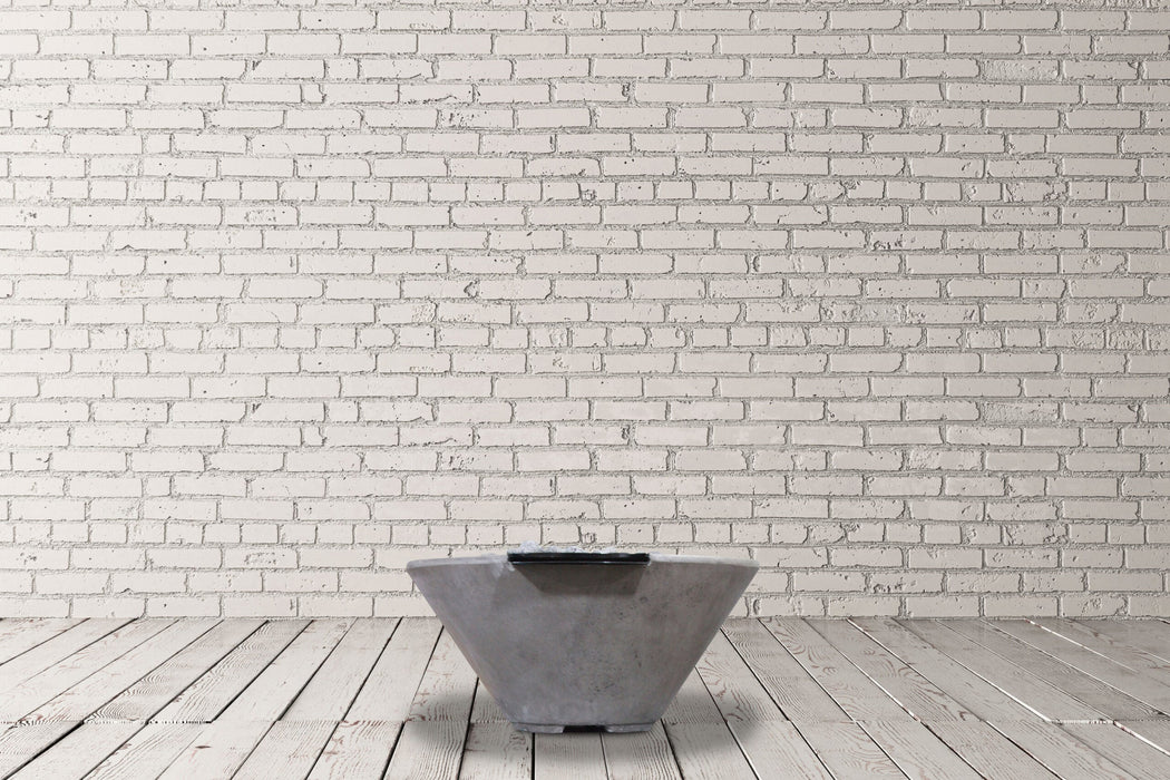 Prism Hardscapes Verona 32" Round Concrete Fire Bowl With PH Igniter