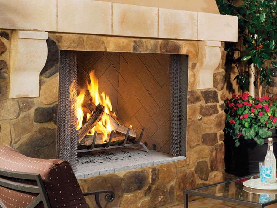 Superior Fireplace WRE4500 Wood-Burning Fireplace | Open-Hearth | Front-View