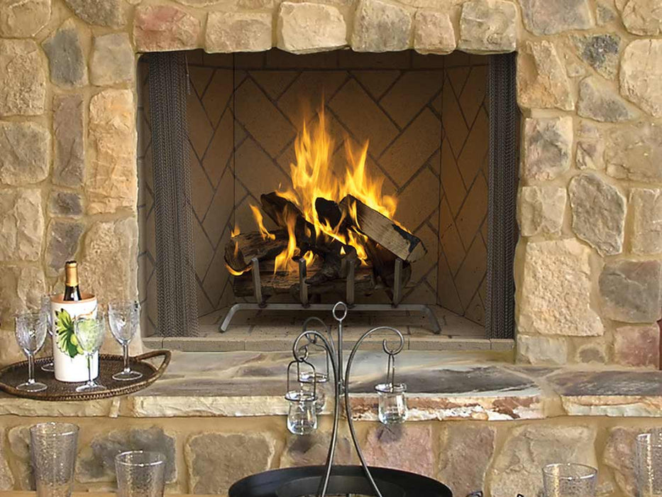 Superior Fireplace WRE6000 Wood-Burning Fireplace | Open-Hearth | Front-View