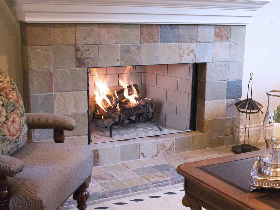 Superior Fireplace WRT3500 Wood-Burning Fireplace | Open-Hearth | Front-View