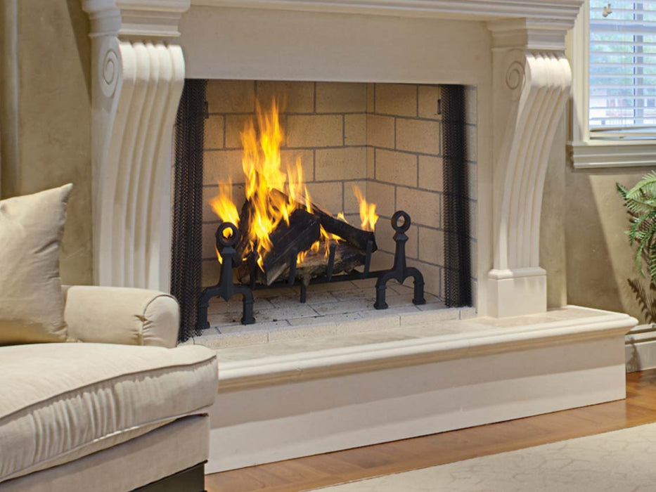 Superior Fireplace WRT6000 Wood-Burning Fireplace | Open-Hearth | Front-View